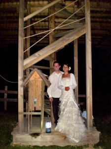 Demande en mariage dans notre cabane dans l'arbre